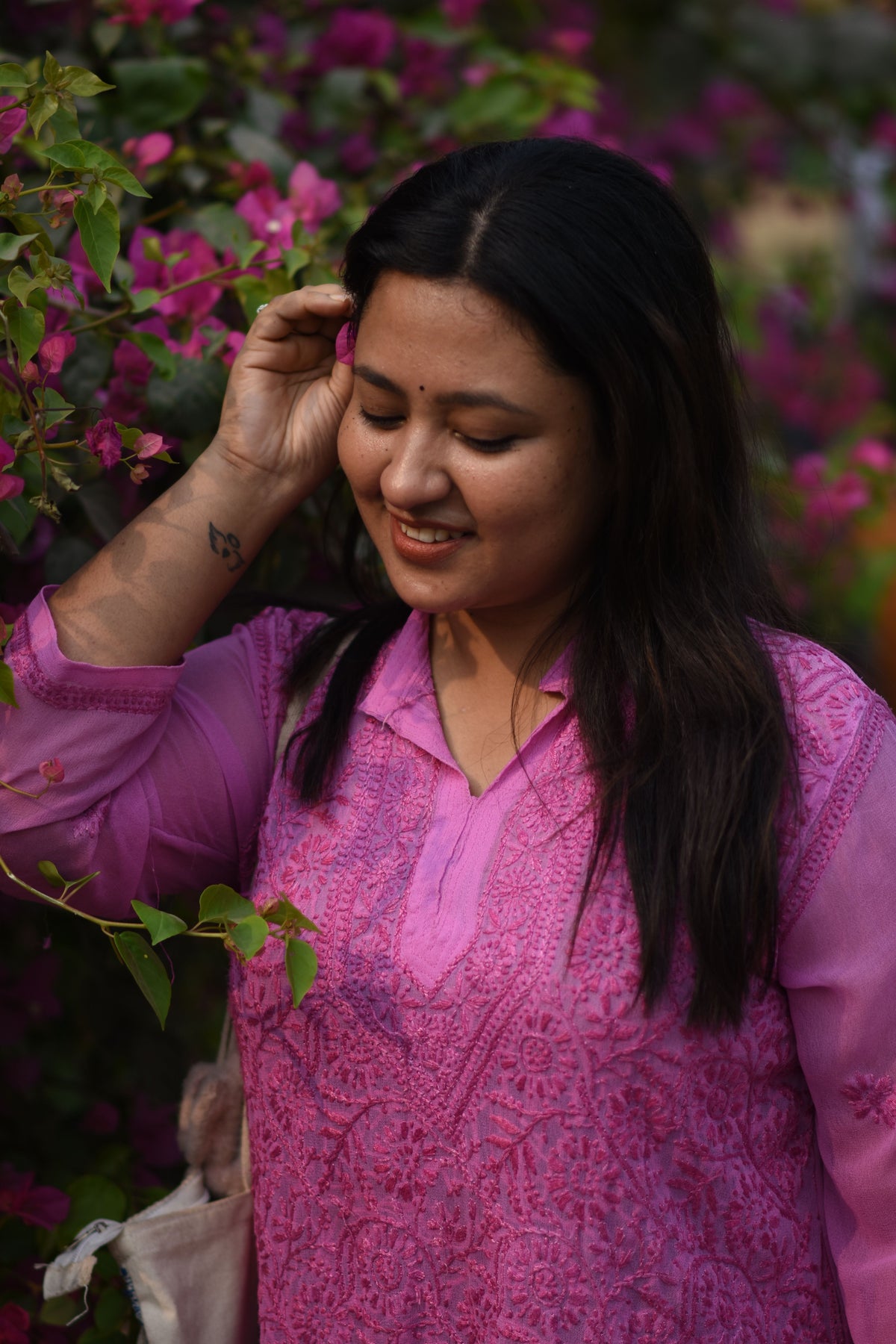 Rohini Pink Kurthi