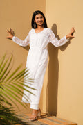 Neha White Kurthi