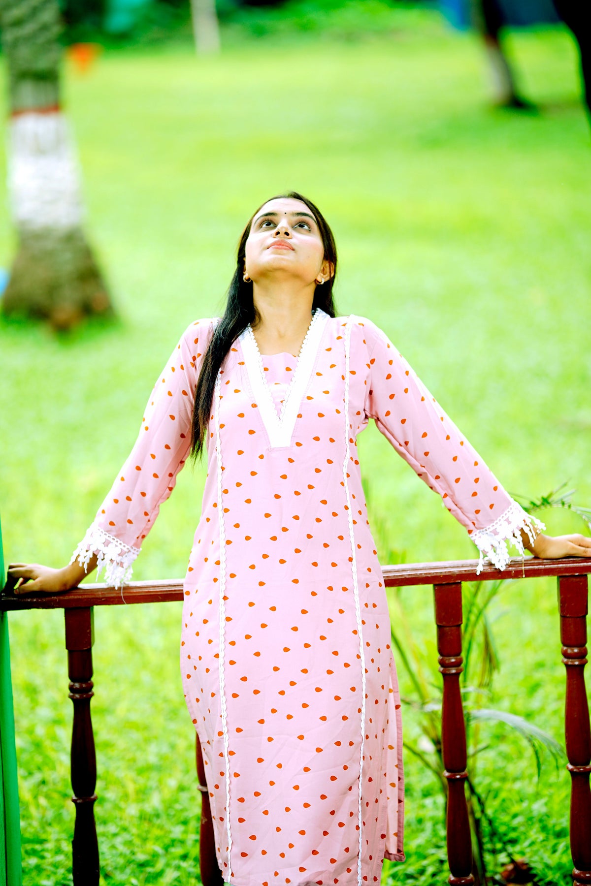 Rohini White Kurthi