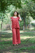 Rohini Red Co-ord set